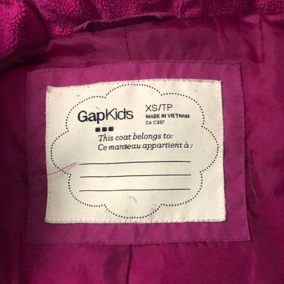 Girls purple zip up jacket. - Picture 3 of 3